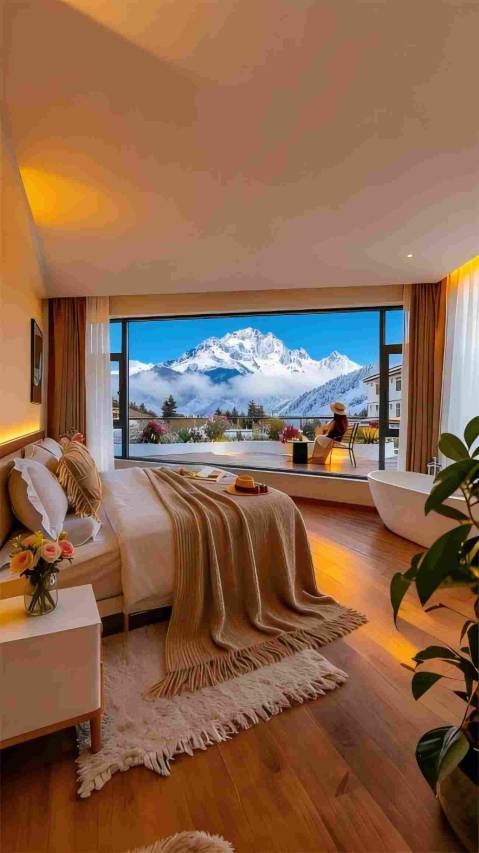 云景栖谷丨 Luxury・360° 全景日照金山・空中花园・设计师观景美宿图片1