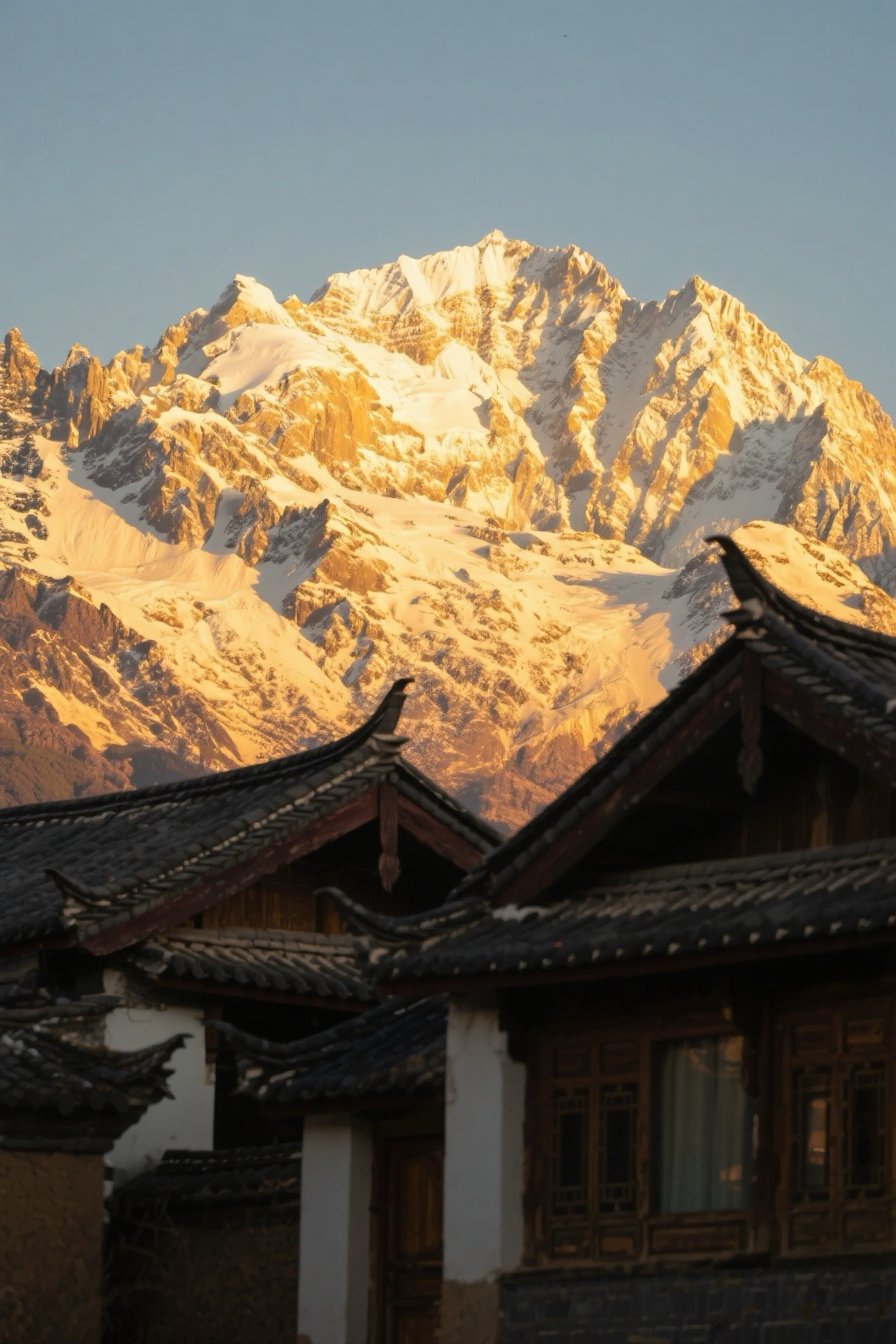 在山也·SANYEL日照金山观雪山古城全景美宿(丽江古城大水车店)图片8